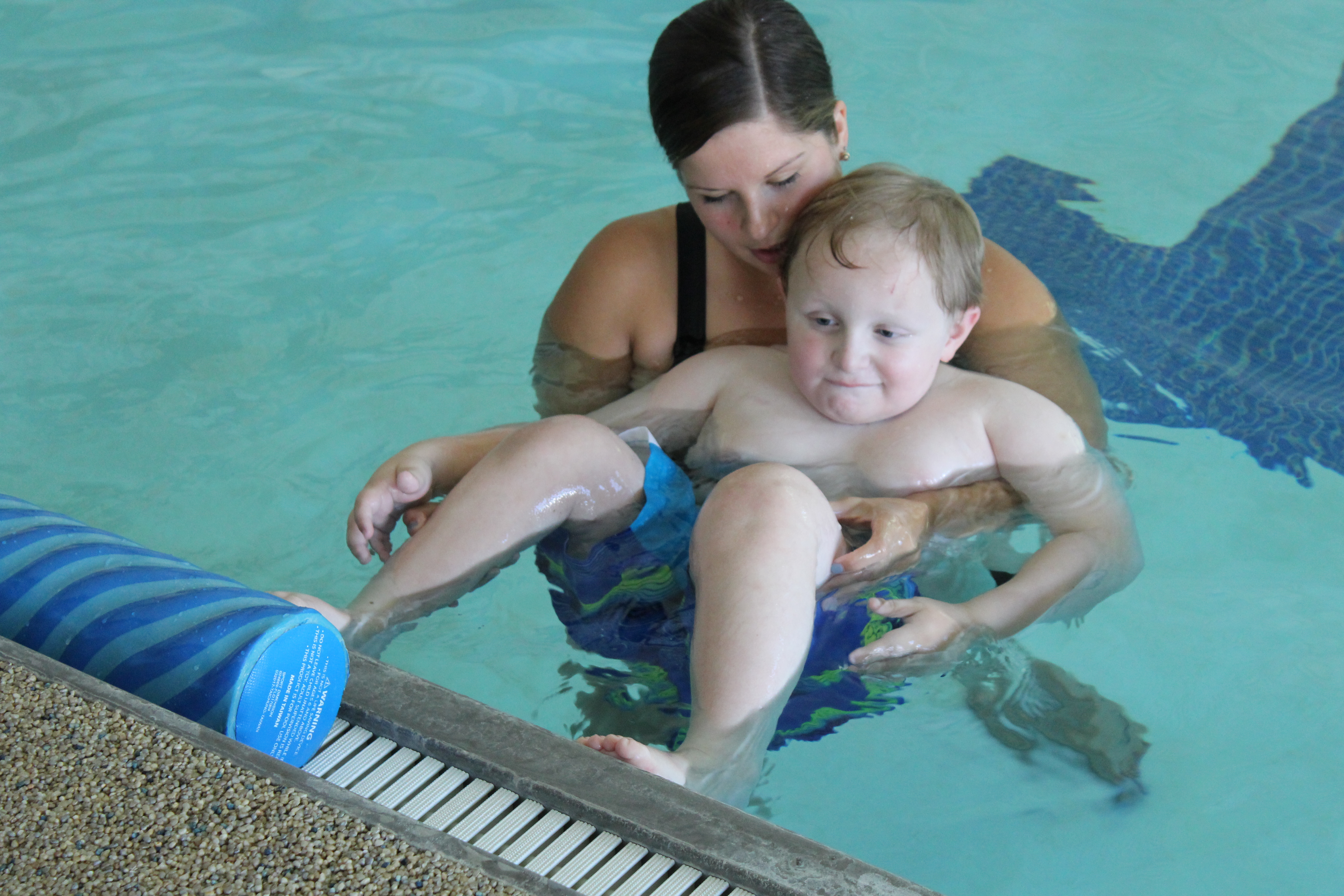 aquatic therapy working on lower extremity strengthening