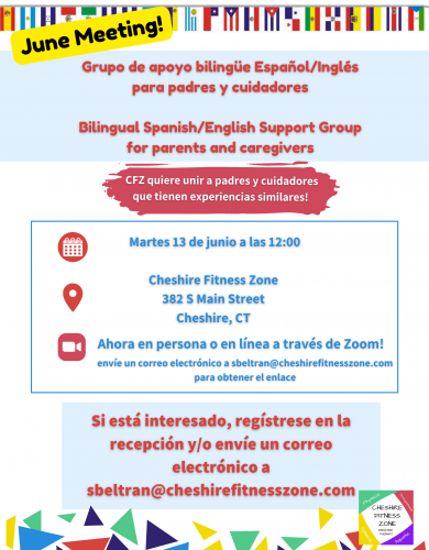 Spanish English Support Group Flyer
